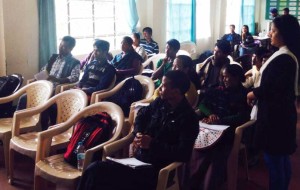 Teachers of the 10 villages at the program me organized at Bethany Society, Shillong. Photo: NESFAS