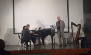 Music recital at Ambrit International School Theatre, Rome, Italy