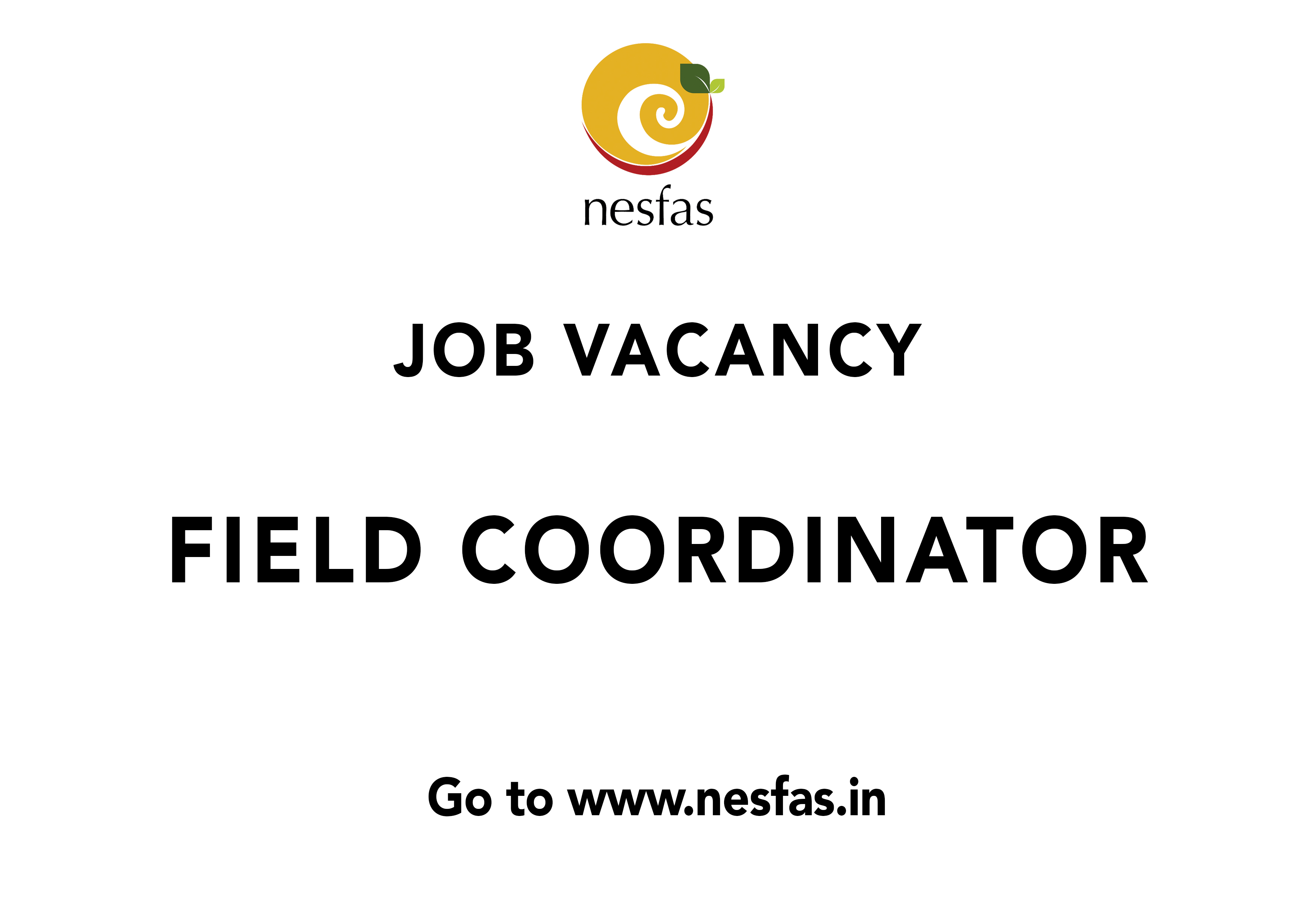Read more about the article JOB VACANCY: FIELD COORDINATOR