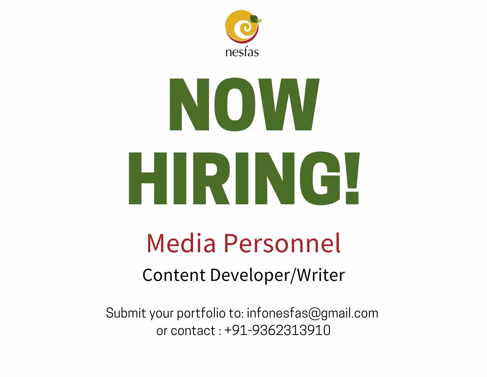 Read more about the article We Are Hiring A Content Developer and Writer