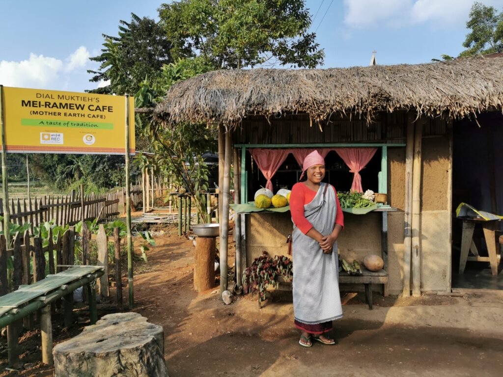 Mei Ramew Cafe in Khweng Ri-Bhoi owned by Kong Dial Muktieh