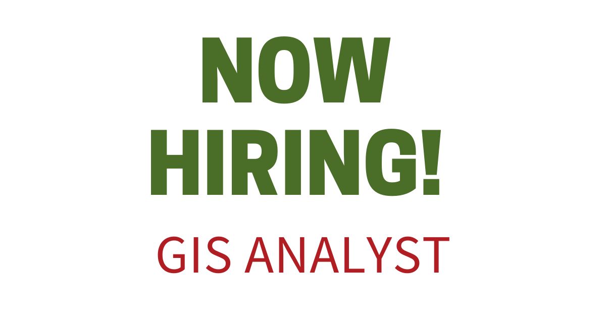 Read more about the article Job Vacancy – GIS Analysts