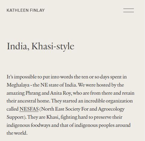 India Khasi style 1