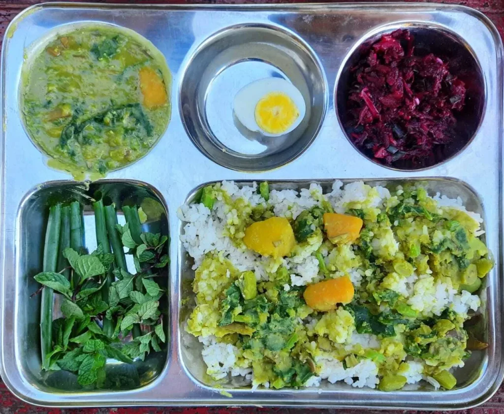 6. A nutritious school meal showcasing diverse food groups © NESFAS