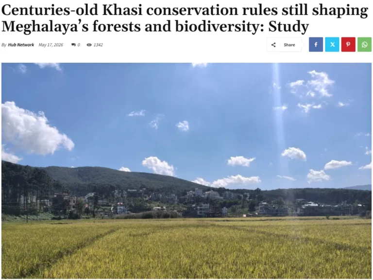 Centuries old Khasi conservation rules still shaping Meghalaya