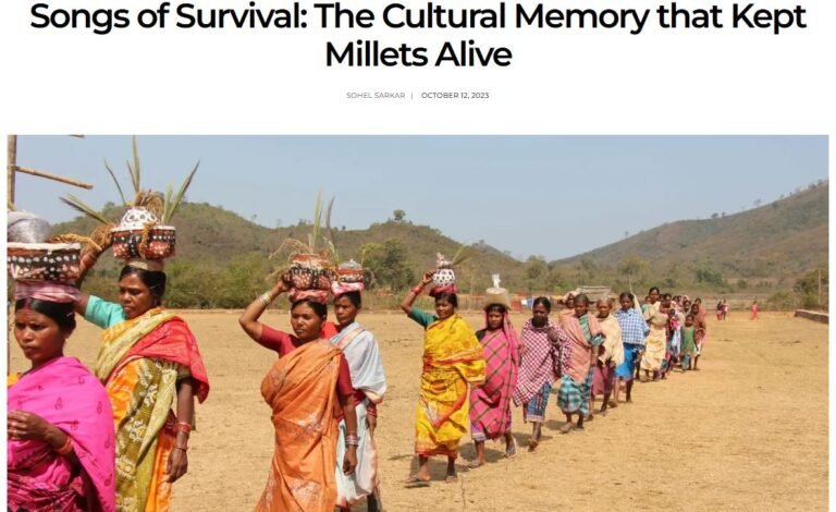 Songs of Survival: The Cultural Memory that Kept Millets Alive 3 songs survival